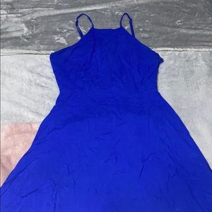Mini blue dress